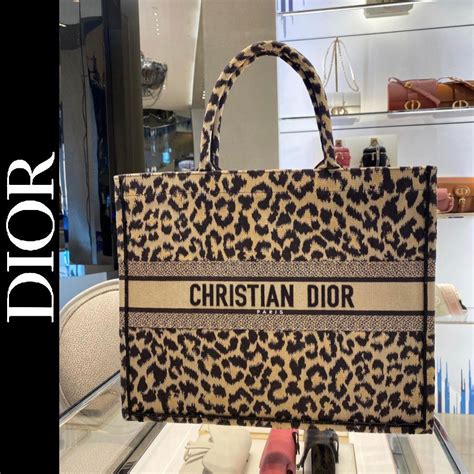 christian dior leopard bag